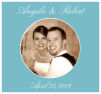 Memorable Small Square Wedding Labels